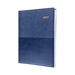 Collins 2027 Vanessa 345 A4 Week To View Blue Diary