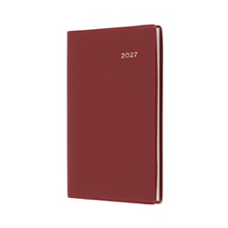 Collins 2027 Belmont 357 B7R 80x125mm Week To View Burgundy Diary