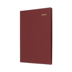 Collins 2025 Belmont 387 A5 Week To View Burgundy Diary