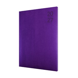 Debden 2027 Silhouette A4 Week To View Purple Diary