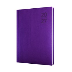 Debden 2027 Silhouette A5 Day To A Page Purple Diary