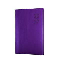 Debden 2027 Silhouette B7R Week To View Purple Diary