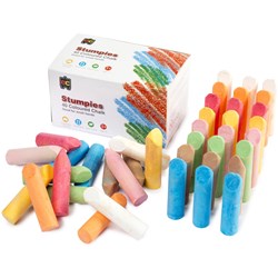 Stumpies Couloured Chalk - Box of 40