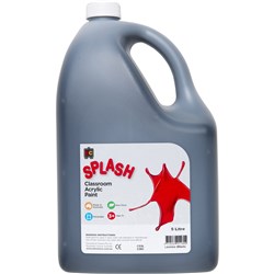 Splash Acrylic Paint - 5L - Liquiorice  (Black)