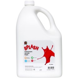 Splash Acrylic Paint - 5L - Snowball (White)