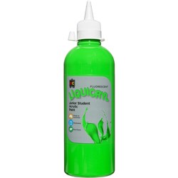 Ec Liquicryl Paint 500Ml Fluorescent Green