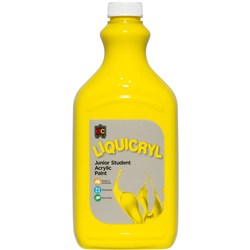 Paint Liquicryl Arcylic Yellow 2Lt