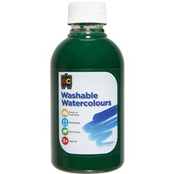 Ec Green Washable Watercolour Paint 250Ml