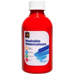 Ec Orange Washable Watercolour Paint 250Ml