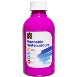 Ec Pink Washable Watercolour Paint 250Ml