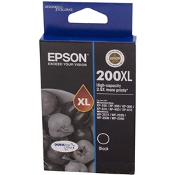 Epson 200XL Black Hi Yield Ink Cartridge