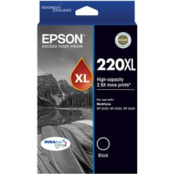 Epson 220XL Hi-Yield Black Ink Cartridge