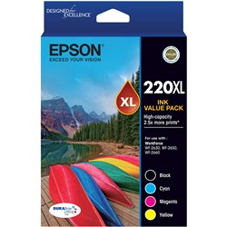 Epson 220XL Ink Cartridge Value Pack