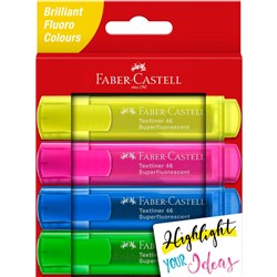 Faber Castell Ice Textliner Highlighter Wallet 4