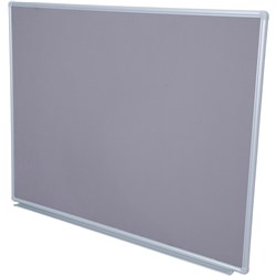 Rapidline Pinboard 900x600mm Aluminium Frame Grey Fabric