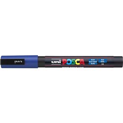 Posca PC-3M Blue 1.3mm Fine Bullet Paint Marker