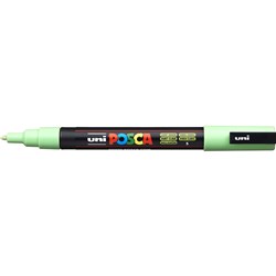 Uni Posca Paint Marker PC-3M  Fine 1.3mm Bullet Tip  Light Green