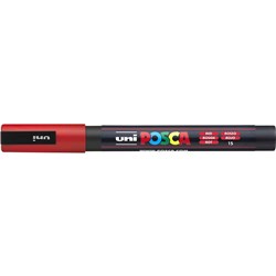 Posca PC-3M Red 1.3mm Fine Bullet Paint Marker