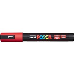 Posca PC-5M Red 2.5mm Medium Bullet Paint Marker