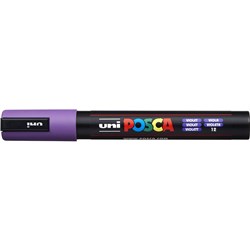 Uni Posca Paint Marker PC-5M  Medium 2.5mm Bullet Tip  Violet