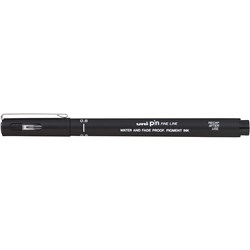 Pen Fineline Uniball Unipin 0.8mm Black