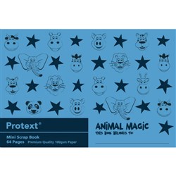 Protext Animal Magic Mini 165x240mm PP 64 Page Scrap Book