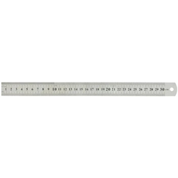 Stainless Steel Ruler - 30cm Metric