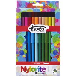 Texta Nylorite 36's Assorted Markers