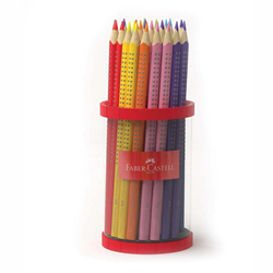 Faber-Castell Junior Grip Coloured Pencils (10 Assorted Colours)