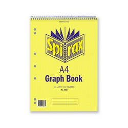 Spirax 585 A4 5mm Graph Book