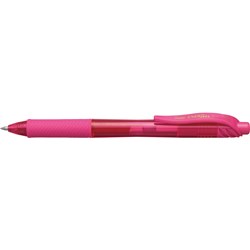 Pentel Energel X Retractable Gel Pen 0.7mm Pink