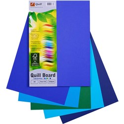 Quill Board 210Gsm A4 Cold Assorted Colours