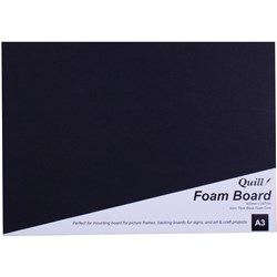 Quill Black A3 5mm Foam Board