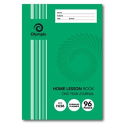 Olympic Home Lesson Book 205X142mm One Year Stapled