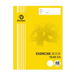 Book Exercise Olympic 225X175 Qld Year 3/4 48Pg