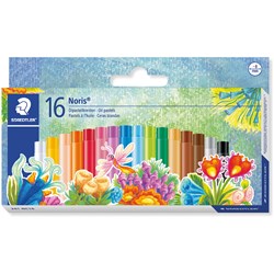 Staedtler Noris 241 16 Assorted Colours OIl Pastels