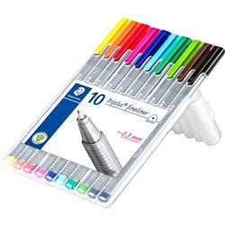 Staedtler Triplus 10 Assorted Fineliner Pen