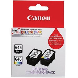 Canon Pg645 Cl646 Black Twin Pack