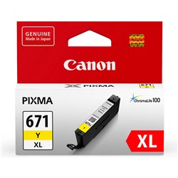 Canon CLI-671XL Yellow Ink Cartridge