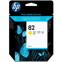 HP 82 Yellow Ink Cartridge