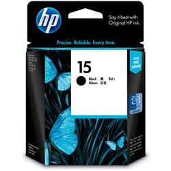 HP 15 Black Ink Cartridge