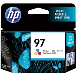 HP 97 Tri-Colour Ink Cartridge