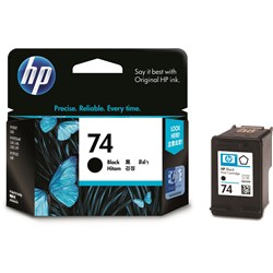 HP 74 Black Ink Cartridge