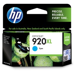 HP 920Xl Cyan Ink Cartridge