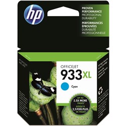 HP 933Xl Cyan Ink Cartridge