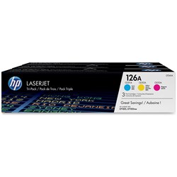 Hp 126A Cmy Ink Cartridge Tri Pack 1000 Pages