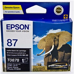 Ink Epson T0878 Matt Black Ultrachrome Hi-Gloss