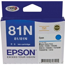 Epson Ink 81N Cyan Hy