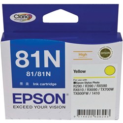 Epson Ink 81N Yellow Hy