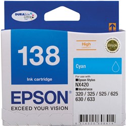 Epson T1382 High Yield Cyan Ink Cartridge